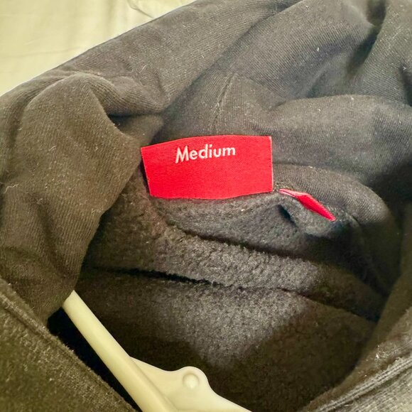 Supreme Men's Medium Rhinestone Shadow Hooded Sweatshirt - Picture 4 of 5